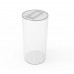 FixtureDisplays® Donation Can Fundraising Jar Clear Acrylic Plexiglass 15703D